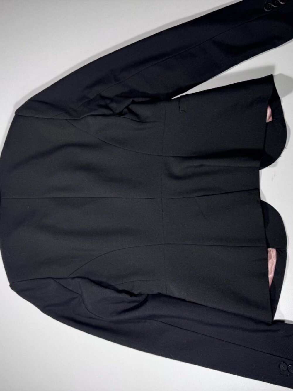 RW&CO Black Stretch Tailored Blazer Jacket Size 0 Career Office Chic - Picture 10 of 10